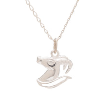 Cargar imagen en el visor de la galería, Collar de Plata de Ley con colgante del signo del zodiaco de capricornio