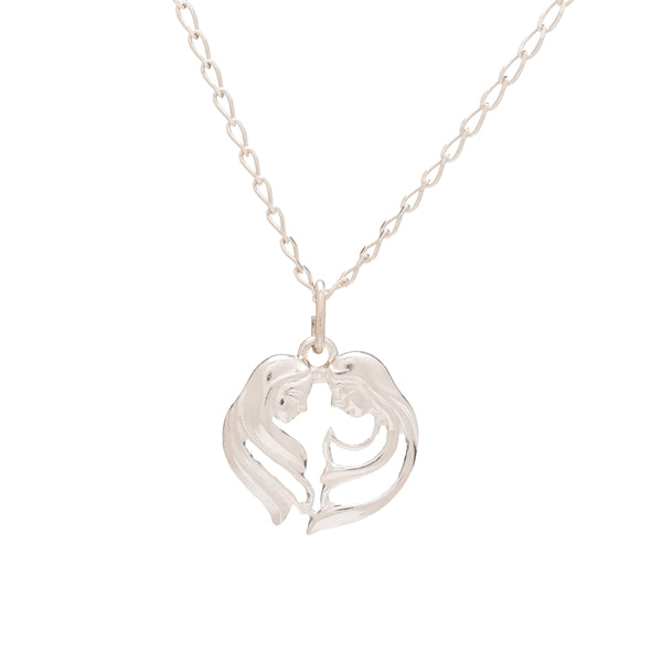 Collar de Plata de Ley con colgante del signo del zodiaco de géminis