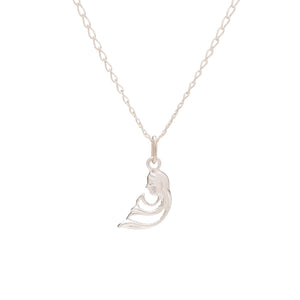 Collar de Plata de Ley con colgante del signo del zodiaco de virgo