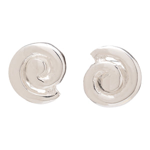Pendientes Plata de Ley en forma de espiral